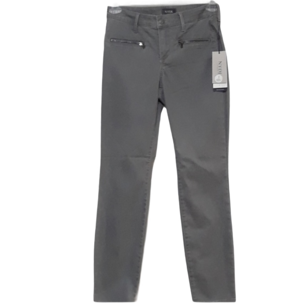 NEW NYDJ zip pocket skinny chico jeans size 00